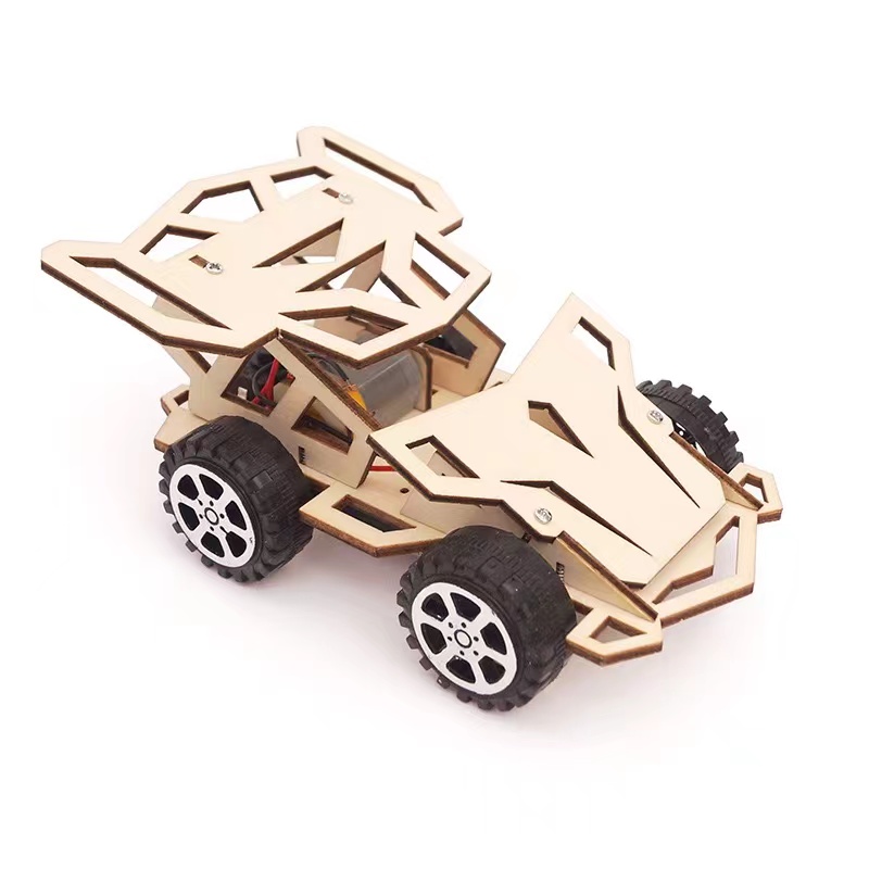 Wooden Model Car Kits, STEM Projects for Kids & Gift 3D Puzzles, Science Educational Crafts Building Kit