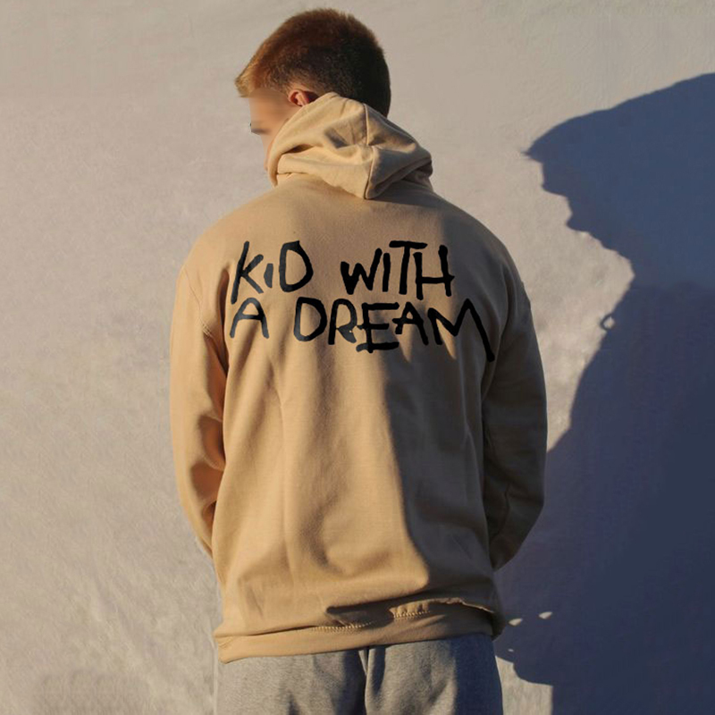 Kid With A Dream Print Hoodie