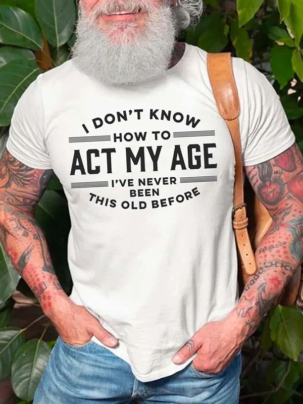 I Don't Know Printed Men's T-shirt