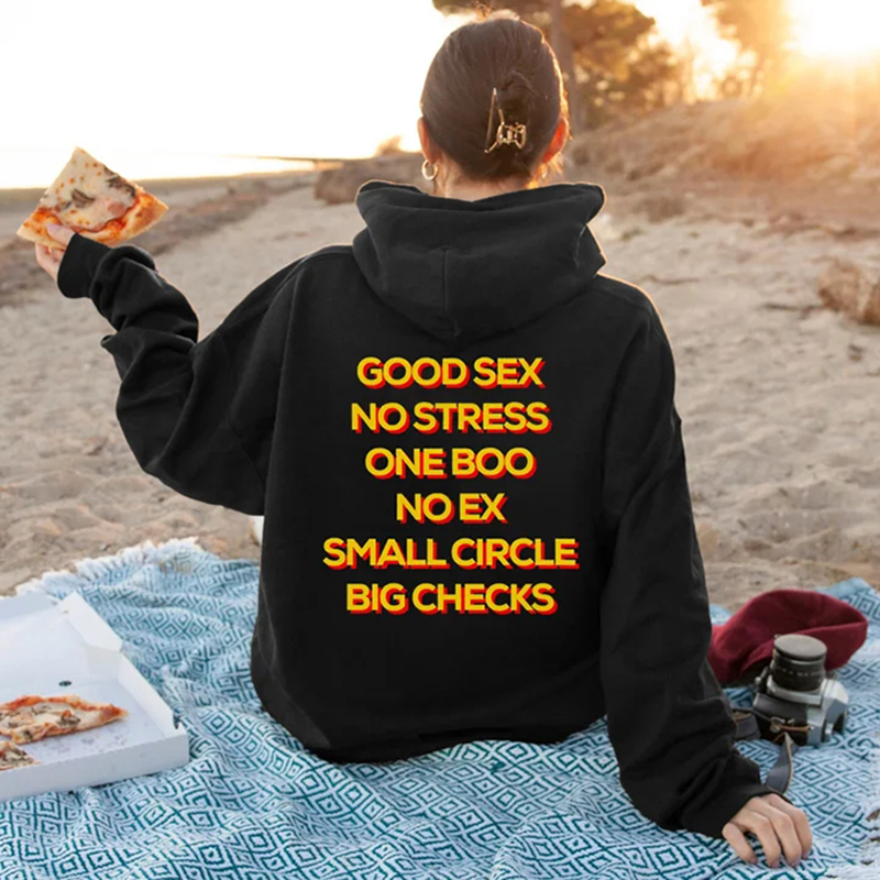 Good Sex No Stress One Boo Printed T-Shirt