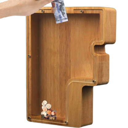 Piggy Bank👪 Wood Gift For Kids-babyanimal