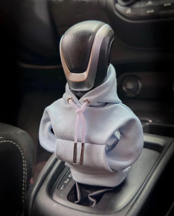 🔥Last Day 70% OFF - Hoodie Car Gear Shift Cover