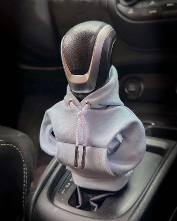 🔥Last Day 70% OFF - Hoodie Car Gear Shift Cover