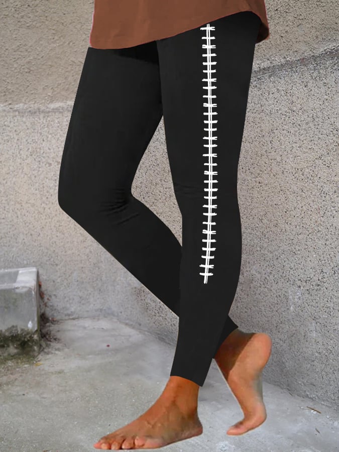 🔥🔥Women's Football Gameday Print Yoga Leggings