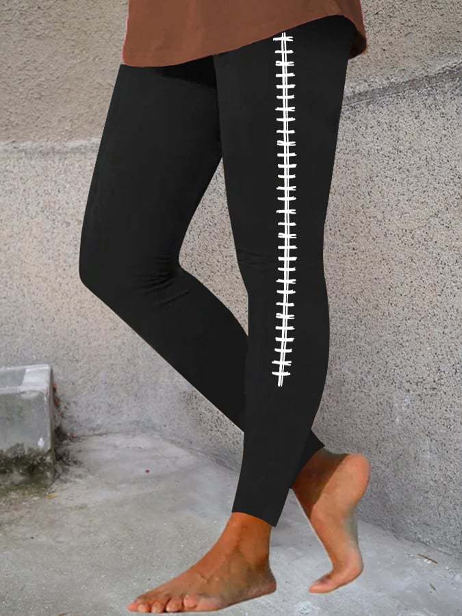 🔥🔥Women's Football Gameday Print Yoga Leggings