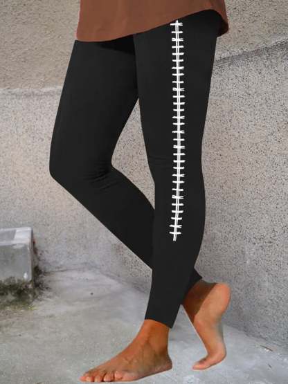 🔥🔥Women's Football Gameday Print Yoga Leggings