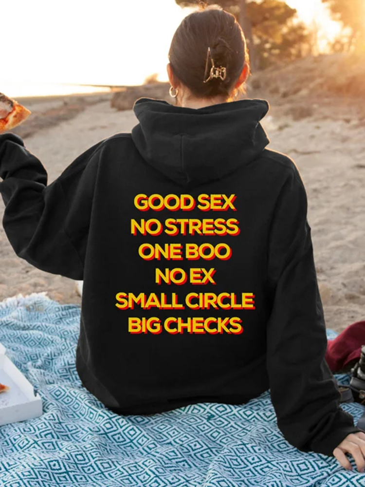 Good Sex No Stress One Boo Printed T-Shirt