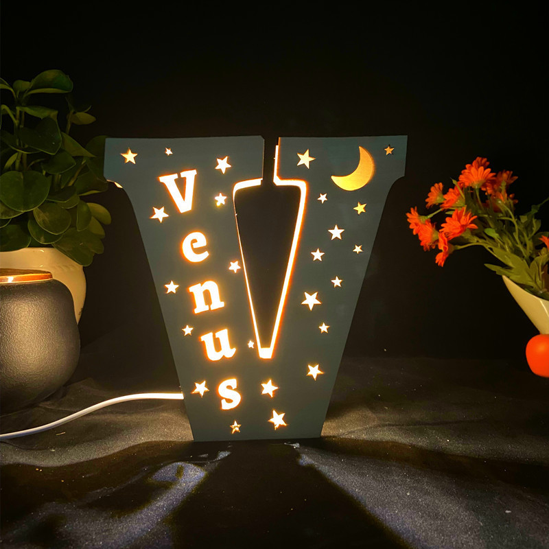  Custom Name Light, Custom Wooden Night Light Living Room Letter Lamp Wall Decor Name Light-babyanimal