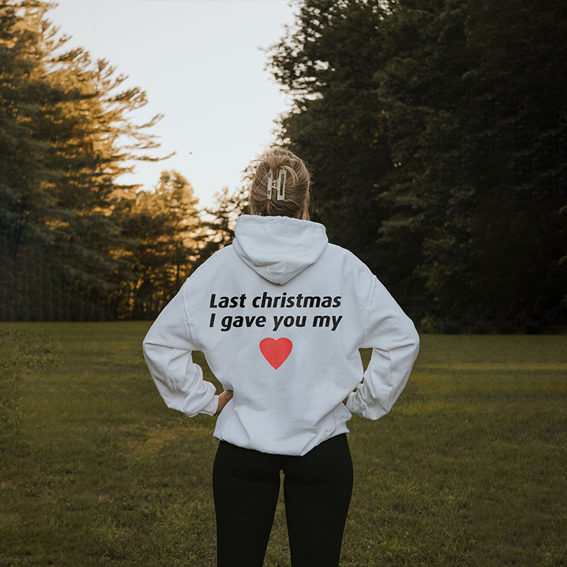 Last Christmas I Gave You My Heart Long Sleeve Hoodie