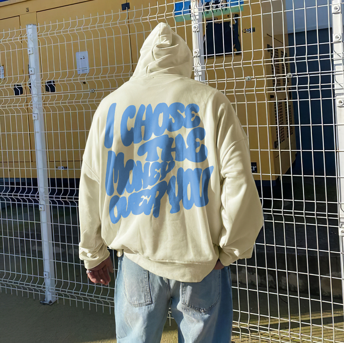 I Choose The Money Over You Print Hoodie