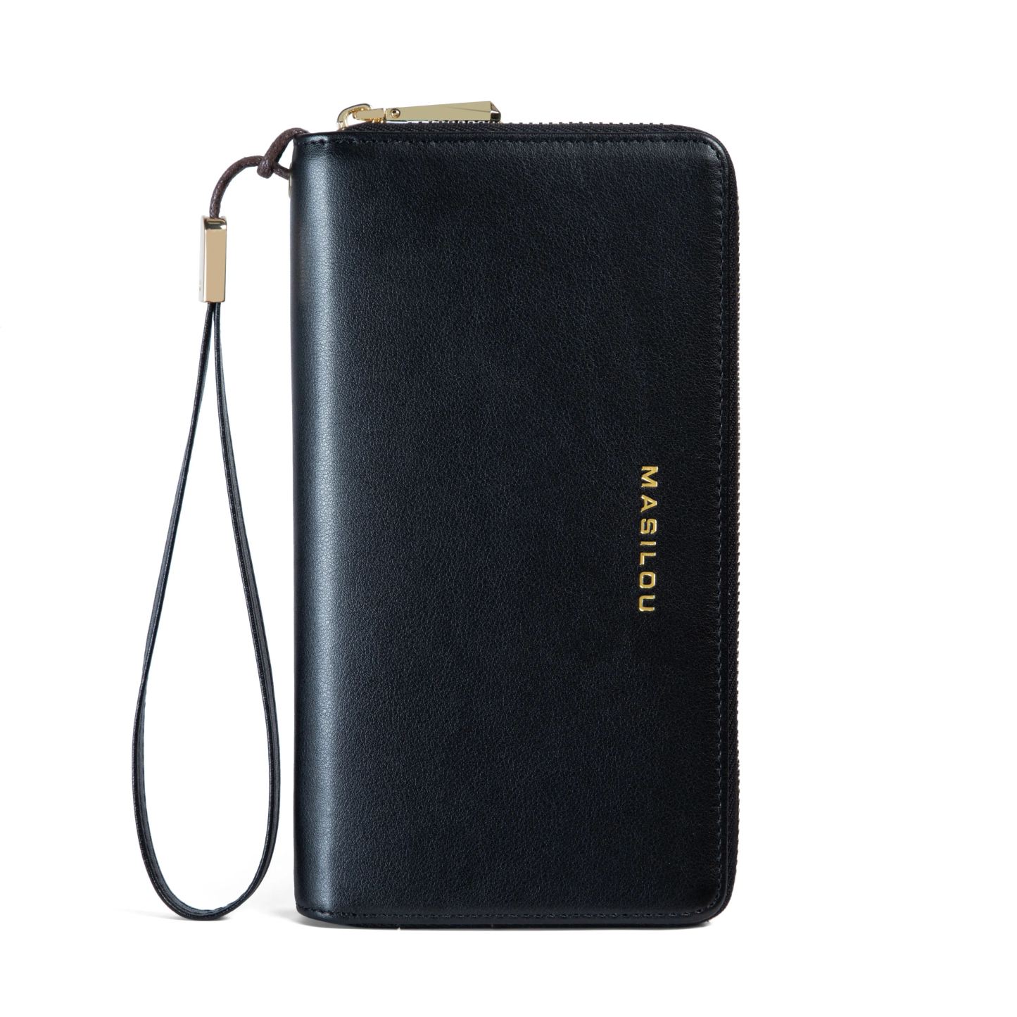 Leather Zipper Coin Pocket Wallet(Anti-theft Brush)-babyanimal