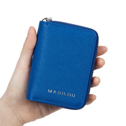 Leather Zipper Coin Pocket Wallet(Anti-theft Brush)-babyanimal