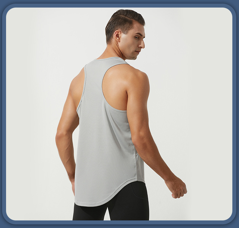 Quick Dry Breathable Men's Sleeveless Sports Vest
