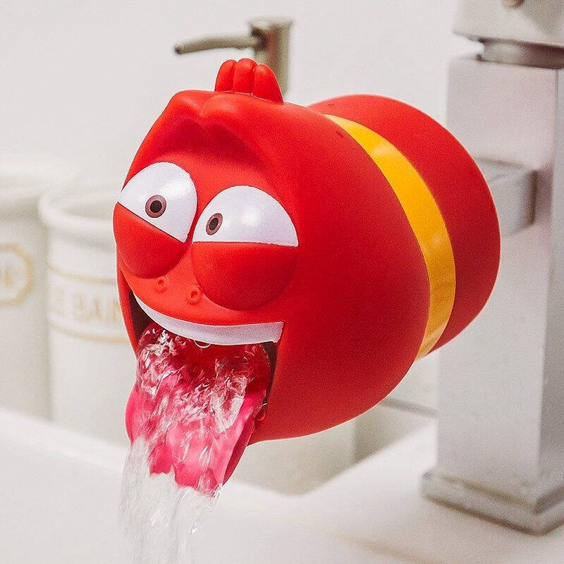 Faucet cartoon mouth extender