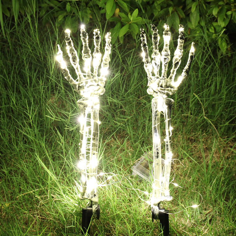 Halloween Ghost Hand Light horror props skeleton arm floor lamp party patio home decoration
