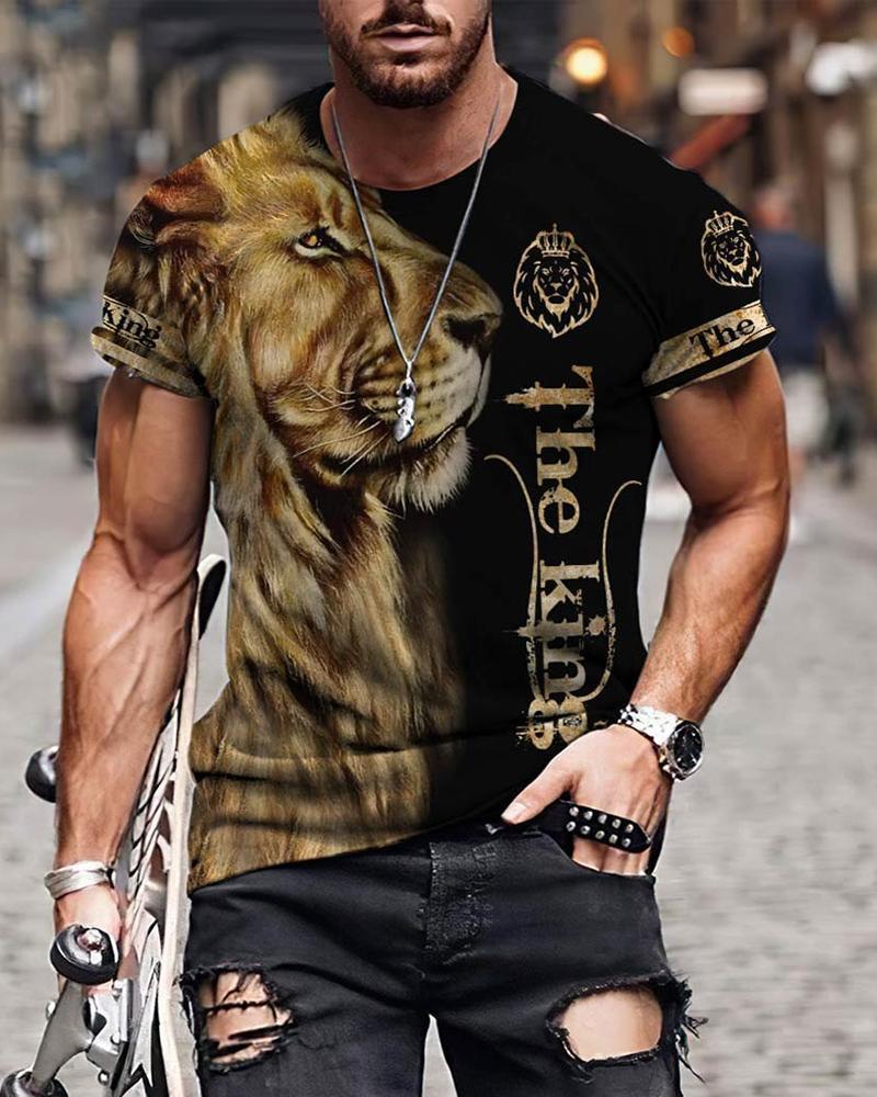 ❗Ships Within 24 Hours❗Men's T-Shirt 3D Print Graphic Optical Illusion Plus Size Short Sleeve Casual Tops