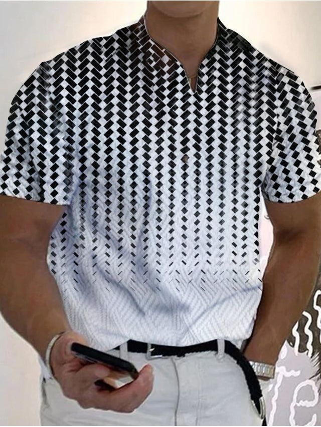 Men's Casual V-Neck T-Shirt