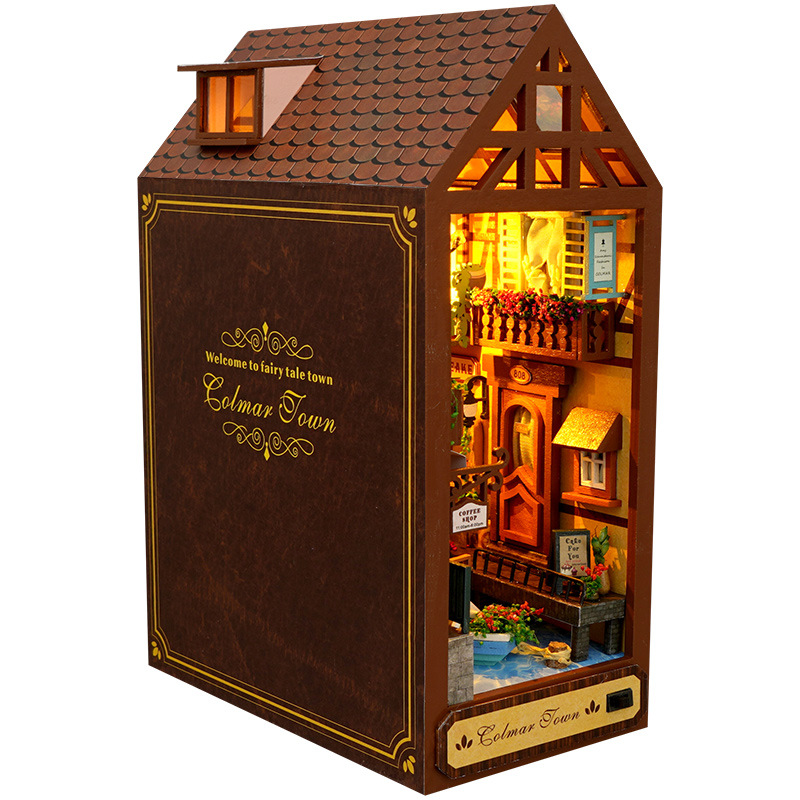 Leisurely Years Bookend Hand-Assembled Stereo Model Bookshelf