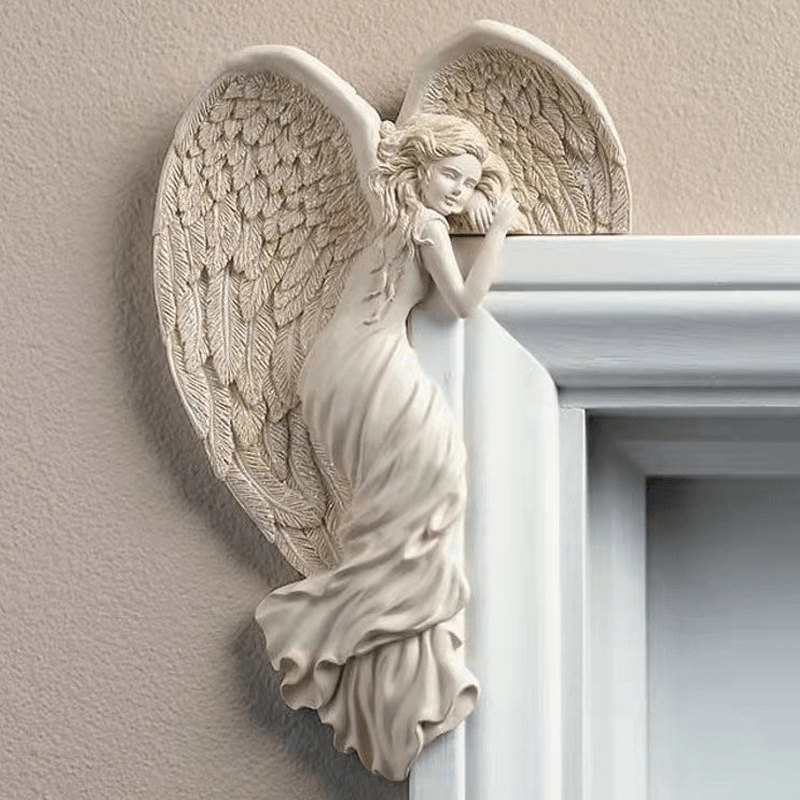 👼Angel Wings Wall Decor - Corner Angel Door Frame Statute