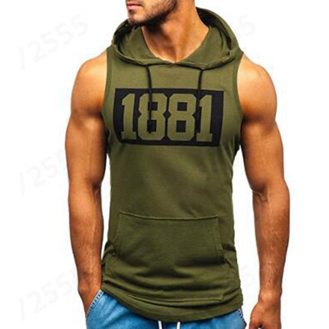 men's splice sleeveless fitness tank top bodybuilding tight-drying sport running shirt