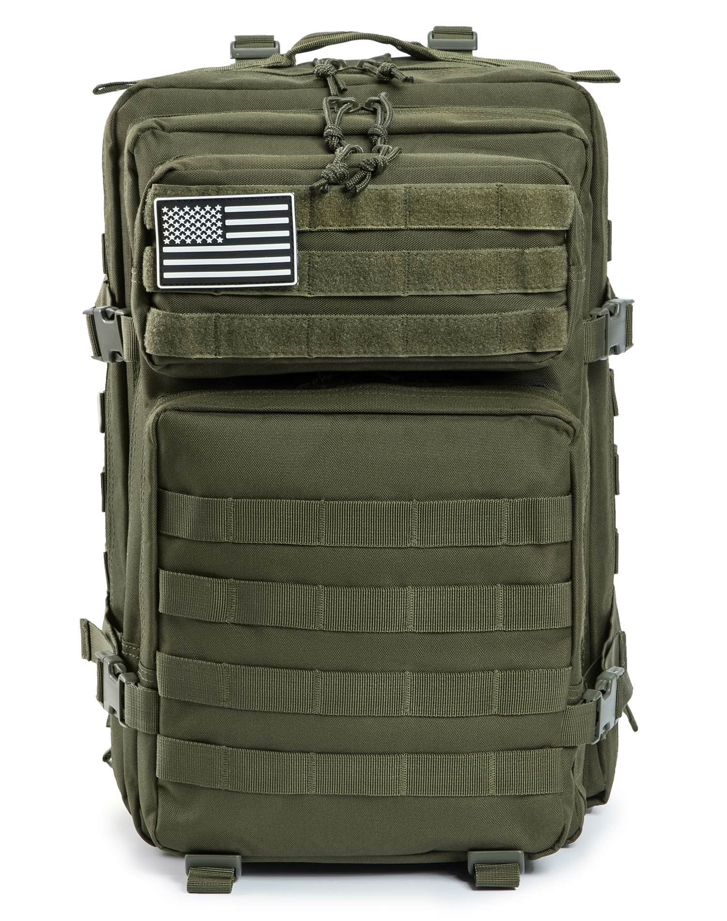 QT&QY® 45L Army Green Taurus Tactical Backpack