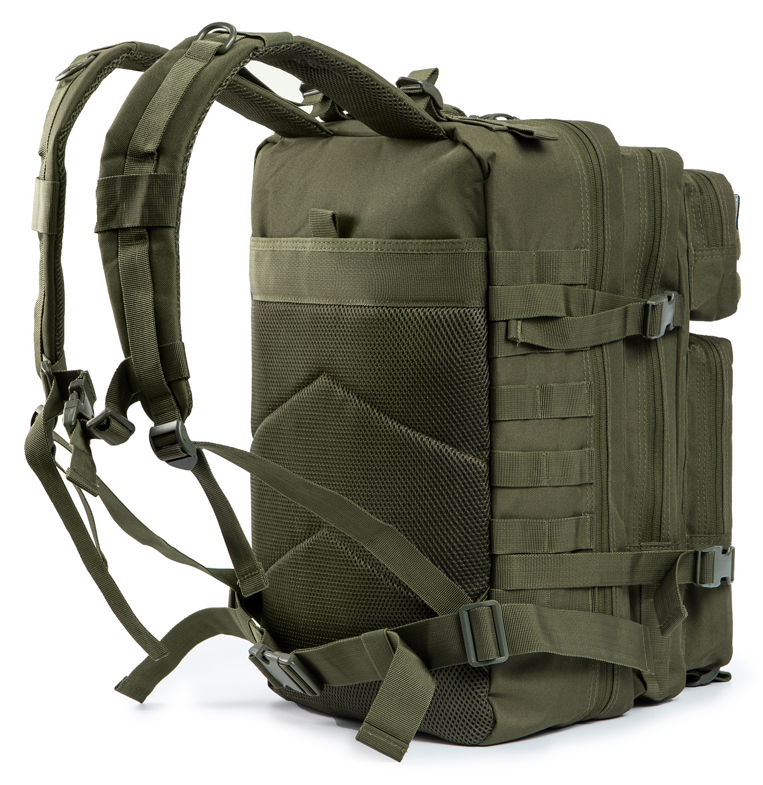 QT&QY® 45L Purple Army Green Taurus Tactical Backpack