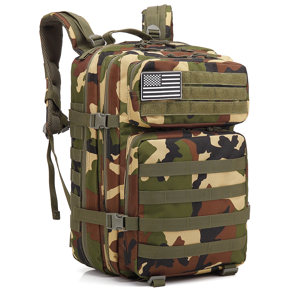 QT&QY® 45L Jungle Digital Tactical Backpack