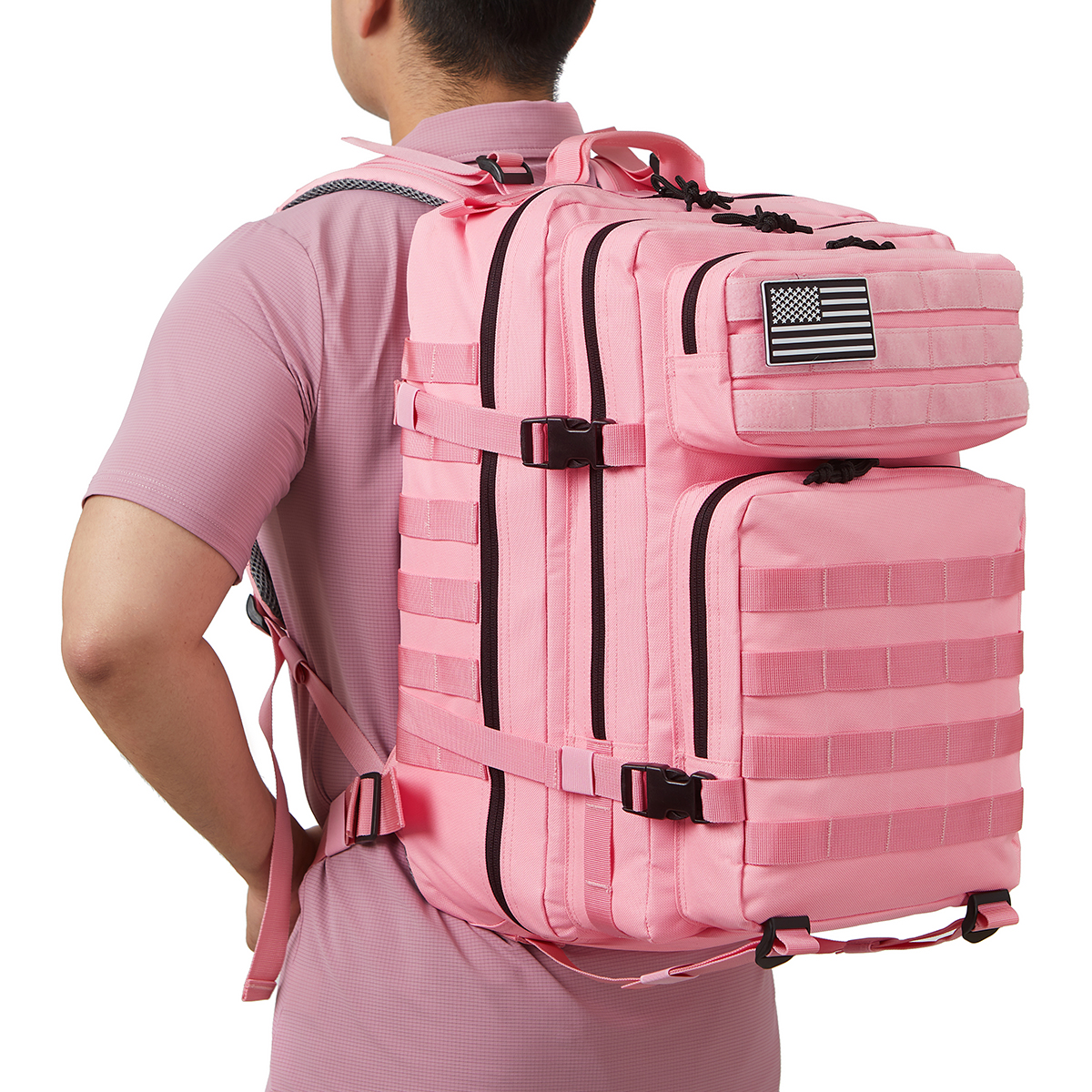 QT&QY® 45L Snow Camo Taurus Tactical Backpack