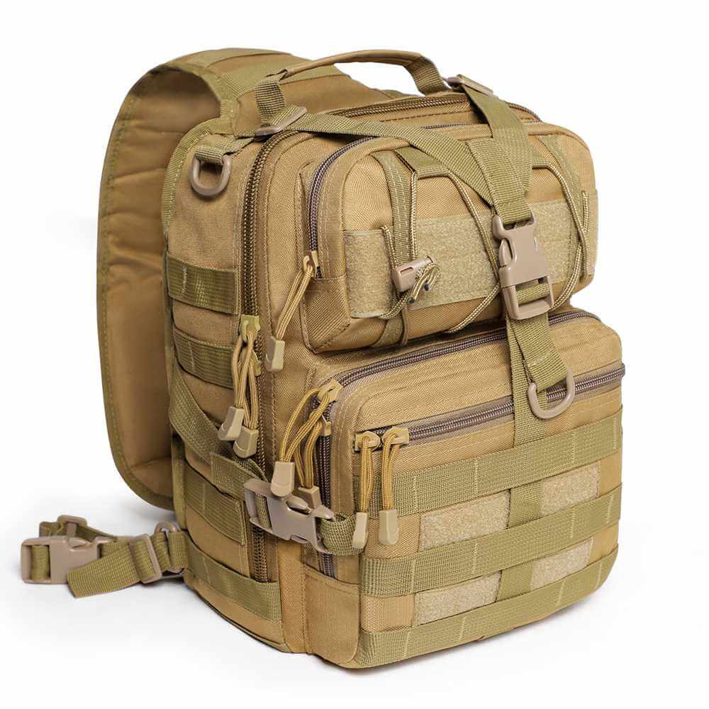 QT&QY Military Tactical Single Shoulder Backpack Army Molle Assault Sling  Bag Small EDC One Strap Daypack Military Tactical Bags - AliExpress
