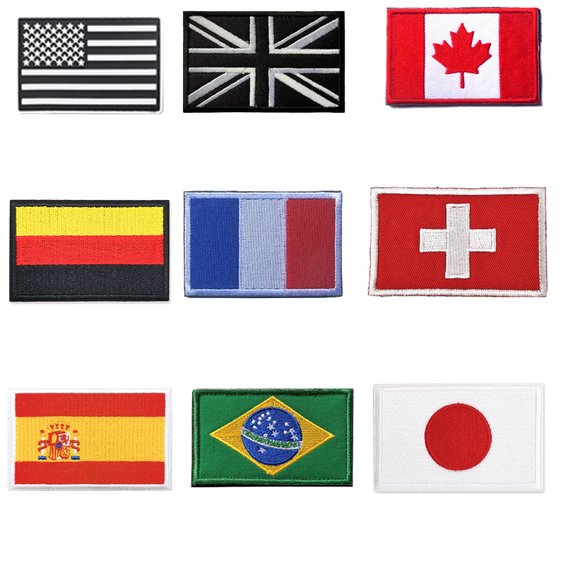 Flags of the World All Countries Embroidered Patch 