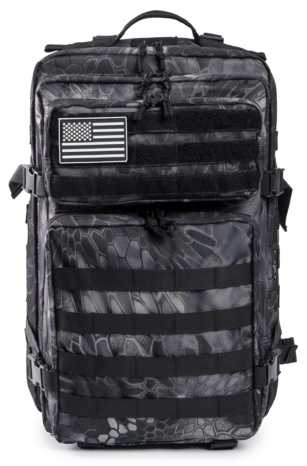 QT&QY® 45L Navy Digital Tactical Backpack