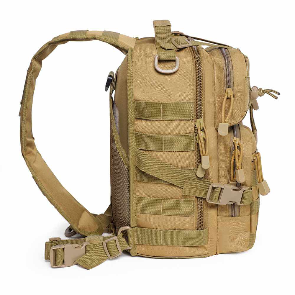 QT&QY® 20L Cancer Tactical Sling Bag
