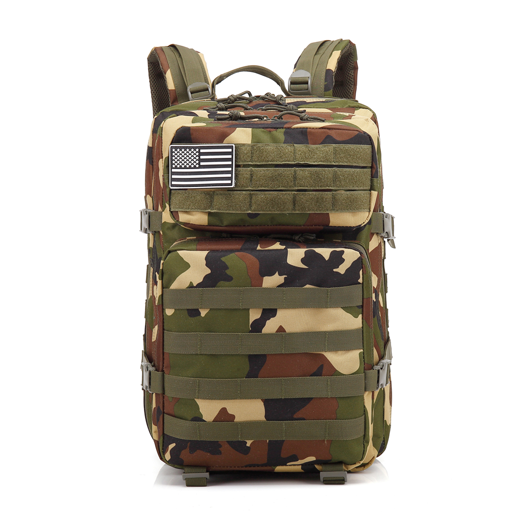 QT&QY® 45L Yellow Taurus Tactical Backpack