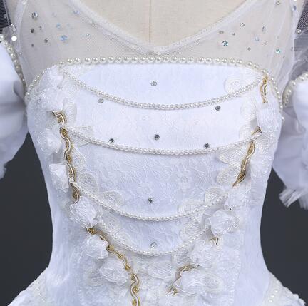 TOP QUALITY Costume Cosplay The White Queen Costume Dress wonderful Halloween Costumes For Women
