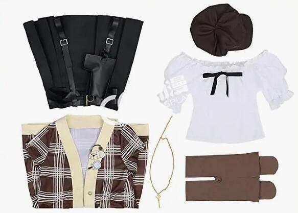Watson Amelia Cosplay Costume Women Men Festival Outfit Halloween Christmas Carnival Party