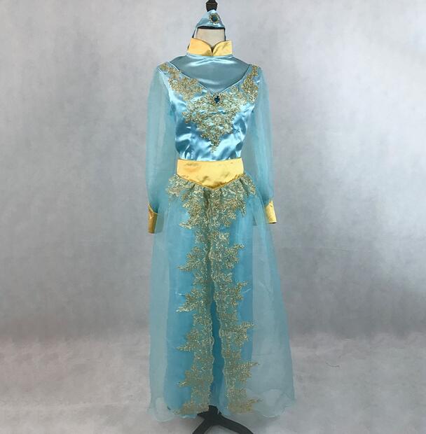 New Arrival Lamp Prince Princess Jasmine Lovers Cosplay Costume For Adult Man Women Halloween Party Costume Custom Made