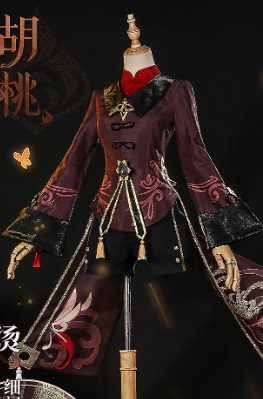 Genshin Impact Hutao Cosplay Costume Woman Christmas Cos Dress Game Hu Tao Genshin Impact Cosplay Outfits