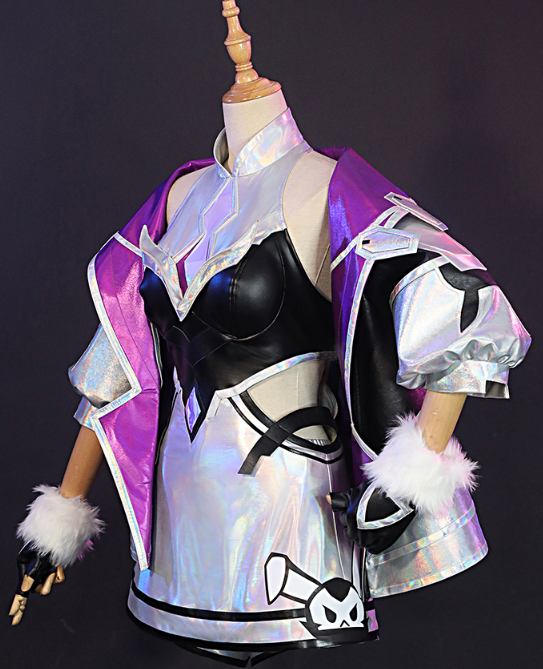 MsMay LOL Battle Bunny Miss Fortune Cosplay Costume Game LOL Cosplay Costume Sexy Women Dress Stocking Full Set New Skin