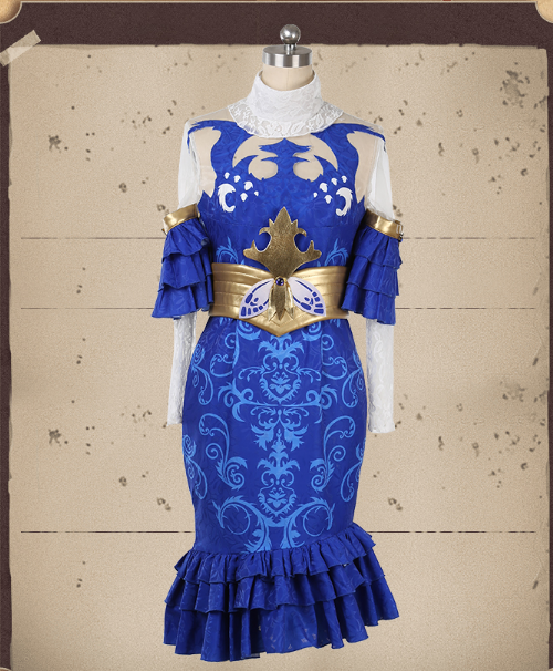 COWOWO Anime! Identity V Emily Dyer Doctor Skin Midsummer Firefly Game Suit Elegant Dress Uniform Cosplay Costume Party Outfit