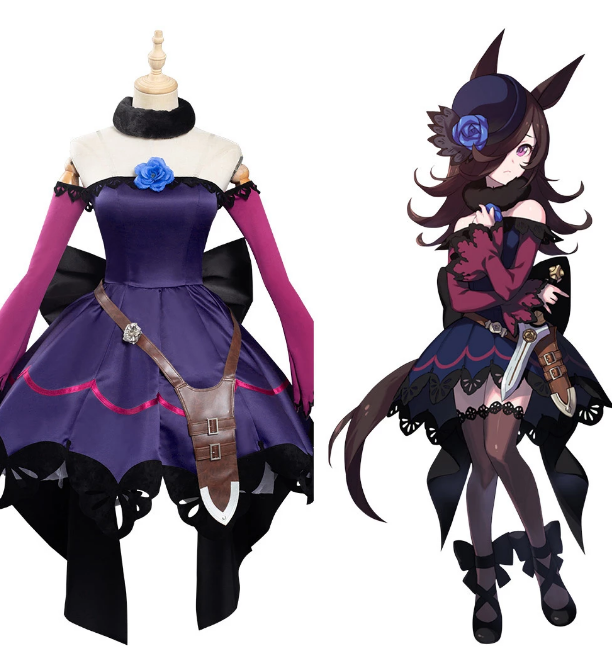 Anime Umamusume Pretty Derby Cosplay Rice Shower Dress Costumes Halloween Carnival Custom Make