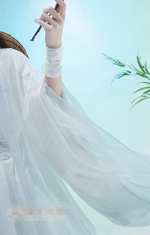 COS-HoHo Anime Heaven Official's Blessing XieLian Tian Guan Ci Fu Xie Lian White Ancient Handsome Uniform Cosplay Costume Men