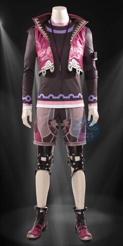 Xenoblade Chronicles Shulk Cosplay Costume Adult Halloween Game Outfit Custom Made Any Size Red Leather Jacket