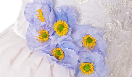 Miku Flower Fairy Nemophila Dress Outfits Anime Cosplay Costumes