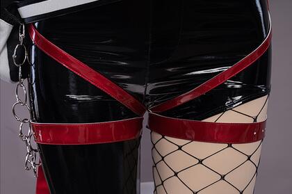 Game Genshin Impact Fanart Band Ver. Xinyan Cosplay Costume Xin Yan Party Role Play Outfit Full Set