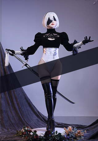 Game Cosplay NieR:Automata 2B Cosplay YoRHa No. 2 Type B Costume Women Halloween Costume NieR Black Uniform