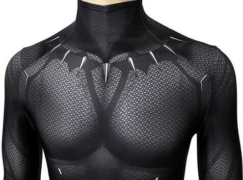 Black SuperHero Costume Panther 3D Printed Halloween Costume Cosplay Lycra Spandex Bodysuit Superhero Zentai Suit for Adult/Kids