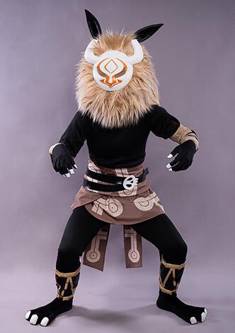 In Stock Hot Game Genshin Impact Hilichurl Common Enemies Cosplay Costume Genshin Impact Cosplay Halloween