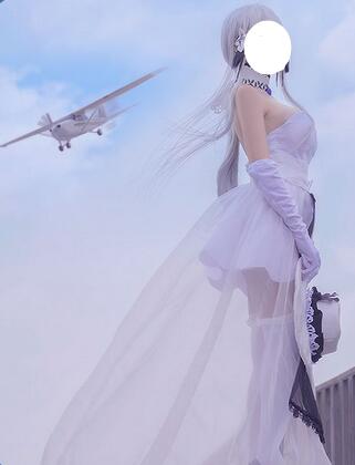 Monenjoy Azur Lane HMS Illustrious Cosplay Costume Royal Navy Cos Suit