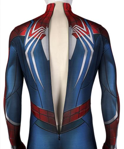 From movie Advanced Version Movie Iron costume Cosplay 3D Print Spandex Homecoming Costume Bodysuit Halloween cosplay Jumpsuit
