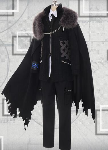 Arknights SilverAsh RHODES ISLAND Game Suit Gorgeous Uniform Cosplay Costume Party Outfit Full Set Ears Tail S-XXL